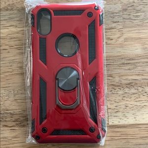 Case for iPhone XR color red.